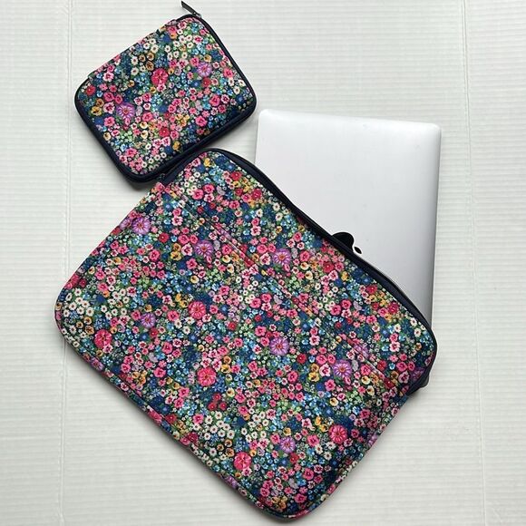 Floral Laptop and Accessory Case Set - Picture 1 of 8